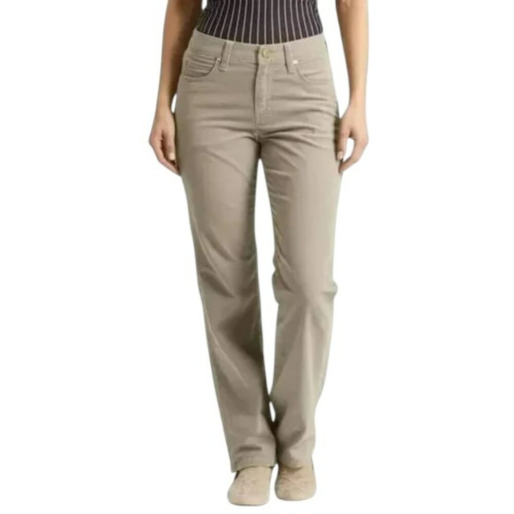 Ralph Lauren Jeans Co Y2K Corduroy Pants Vtg 14 Beige Straight Leg High Waist